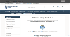 Desktop Screenshot of magnetventile-shop.de