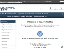 Tablet Screenshot of magnetventile-shop.de
